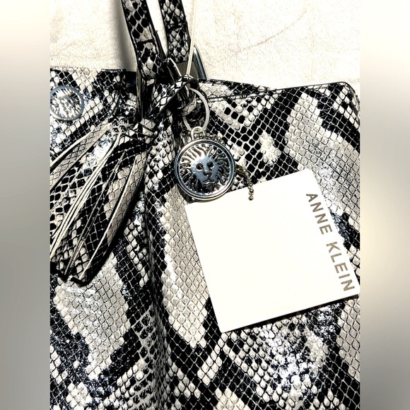 Anne Klein Addison Snake Tote - Picture 2 of 5